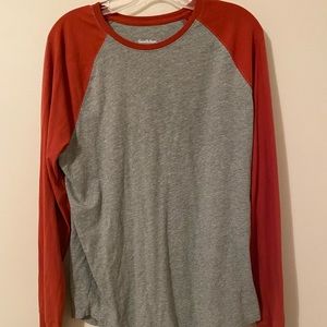 Long sleeve baseball tee